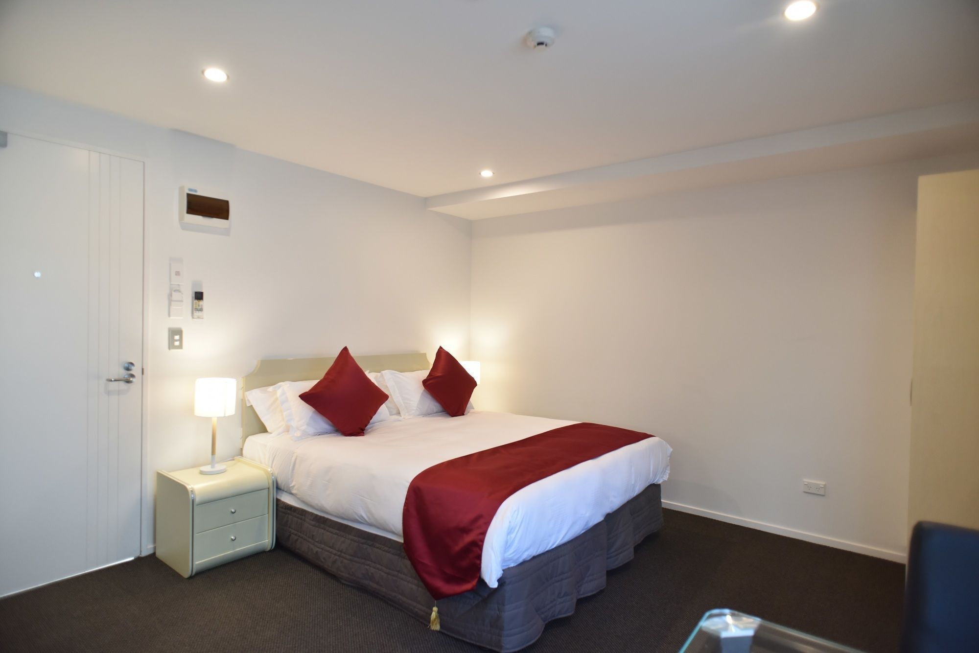 Bealey Plaza Motel Christchurch Exterior foto A bedroom at the hotel