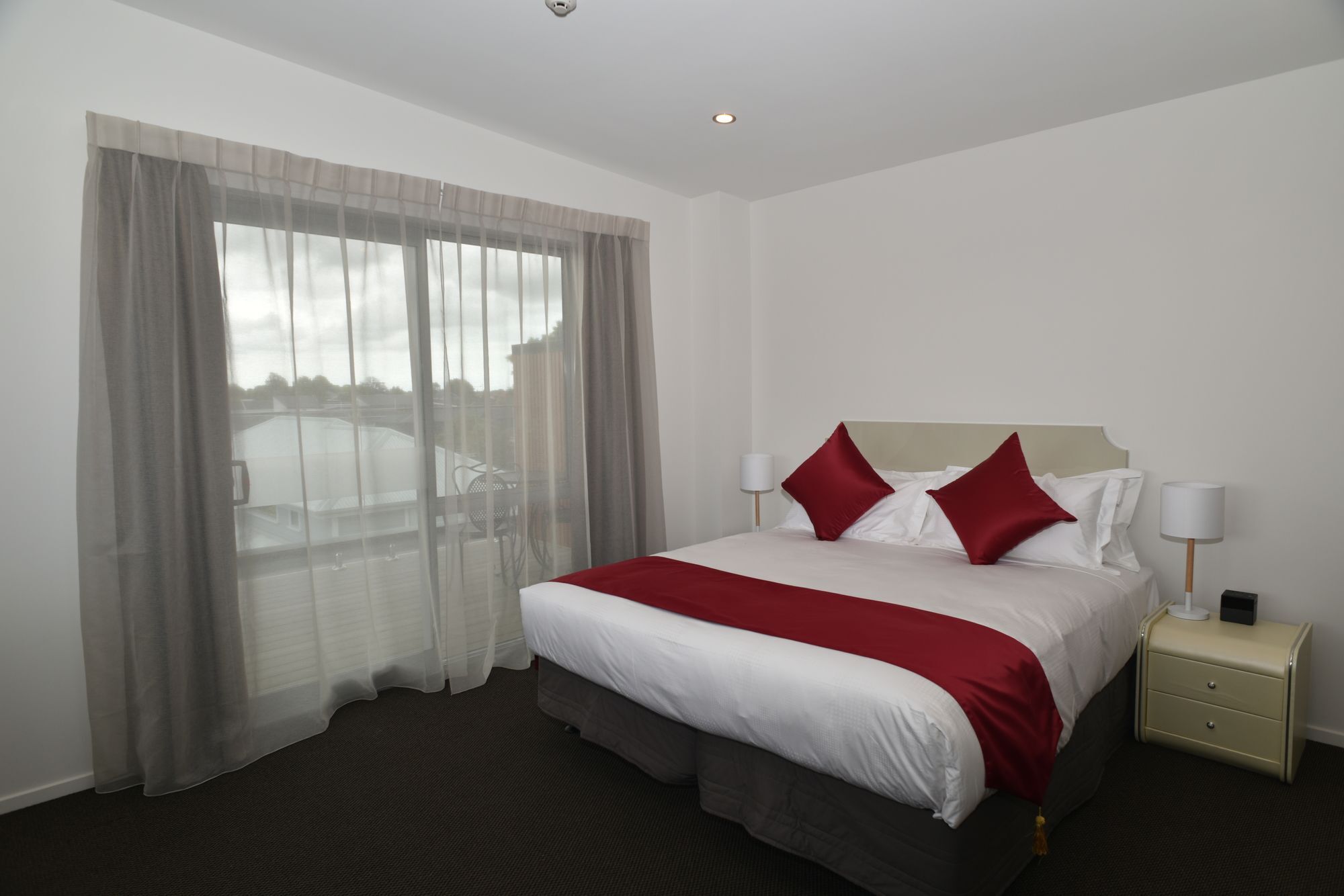 Bealey Plaza Motel Christchurch Exterior foto A bedroom at the hotel
